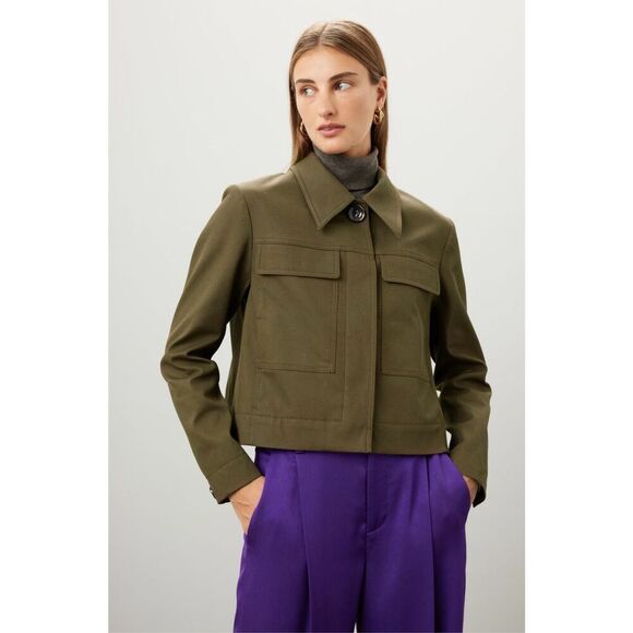 Tory Burch Cropped Cotton Jacket 🪷 - Picture 3 of 8